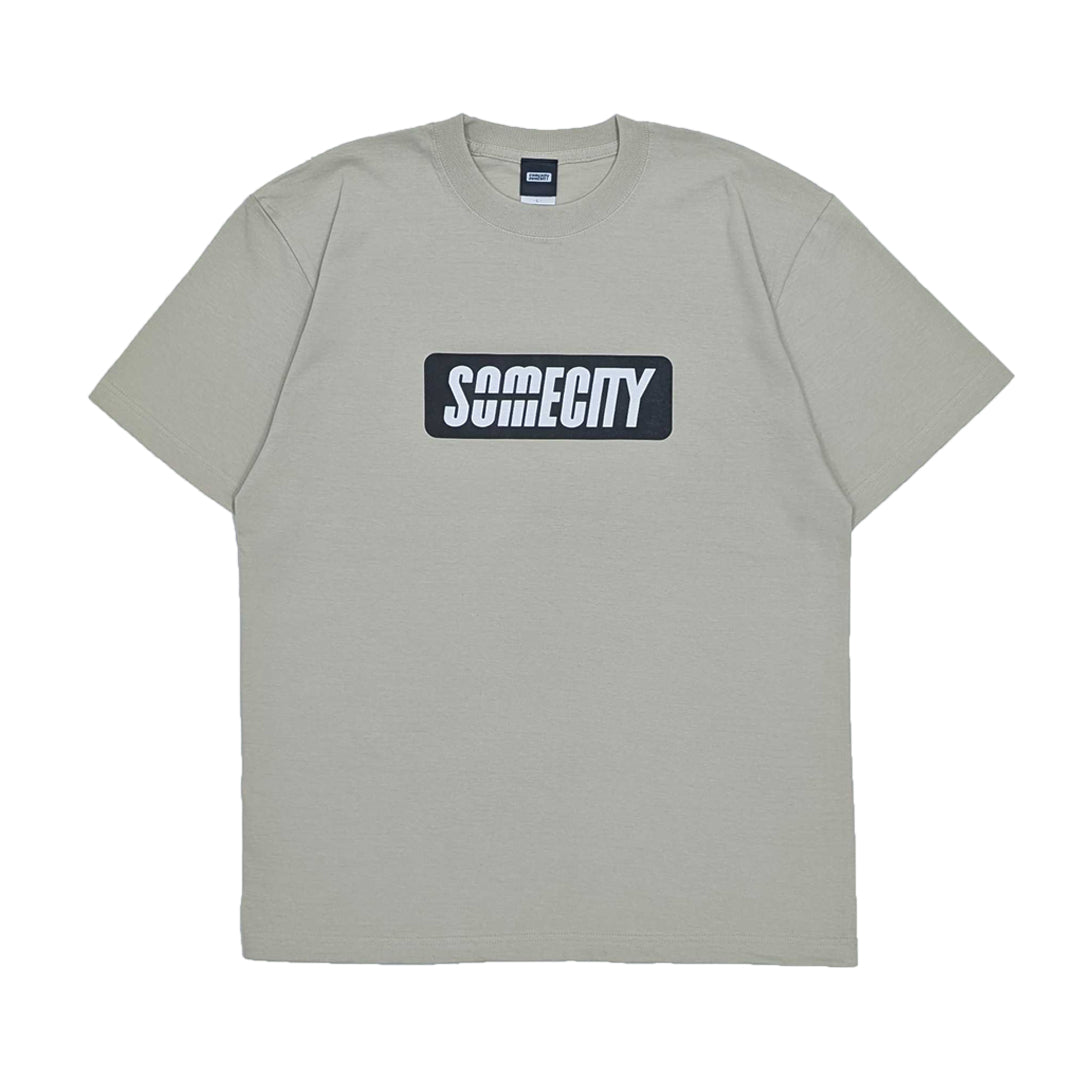 Logo Tee -PICK UP PLAYGROUND- (beige)