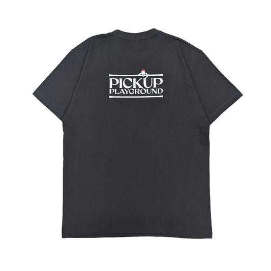 Logo Tee -PICK UP PLAYGROUND- (dark charcoal)