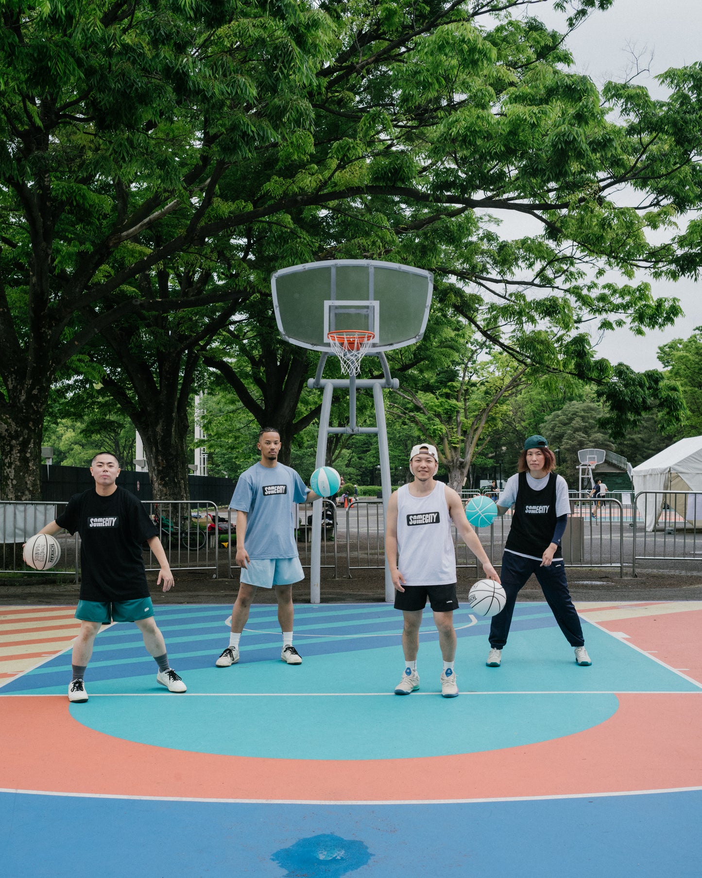 Logo Tee -PICK UP PLAYGROUND- (black)