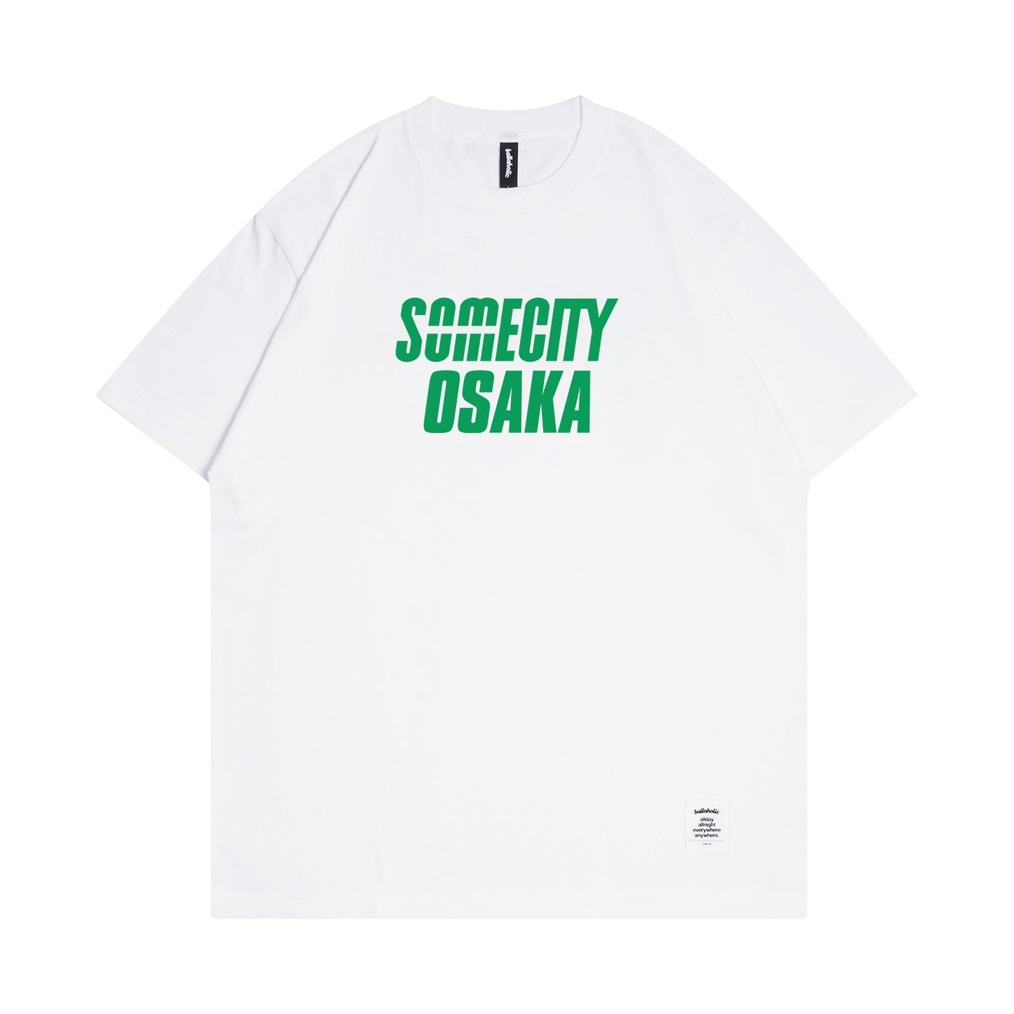 SOMECITY OSAKA Logo Tee (white / green)