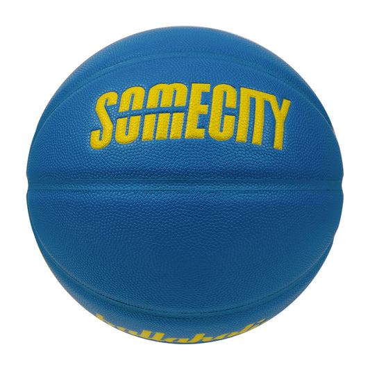 SOMECITY Official Game Ball (blue/yellow)