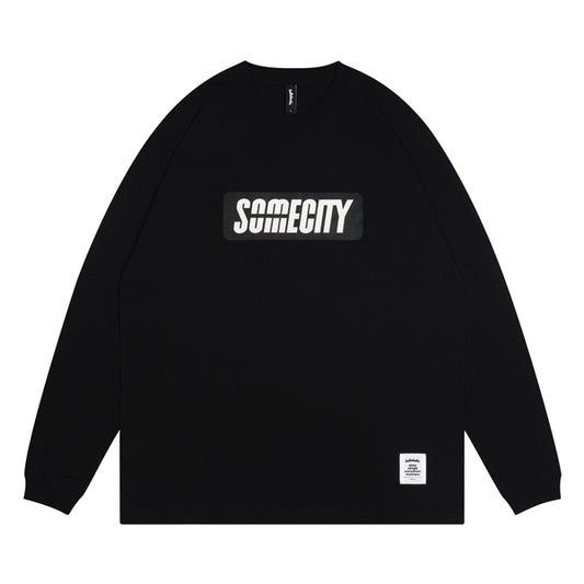 Logo Long Tee -PICK UP PLAYGROUND- (black)