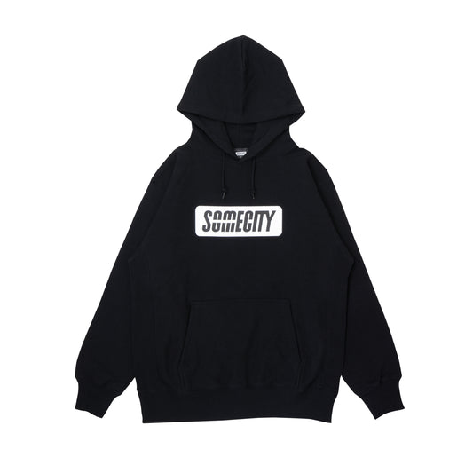 Logo Sweat Hoodie -PICK UP PLAYGROUND- (black)
