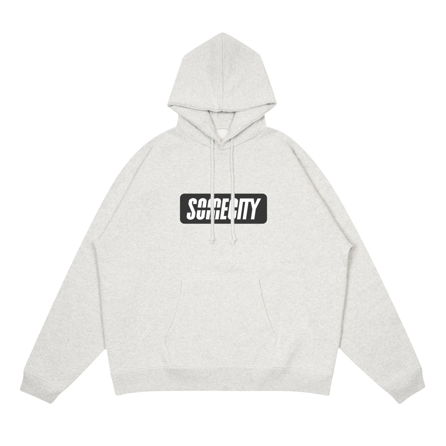 Logo Sweat Hoodie -PICK UP PLAYGROUND- (ash)