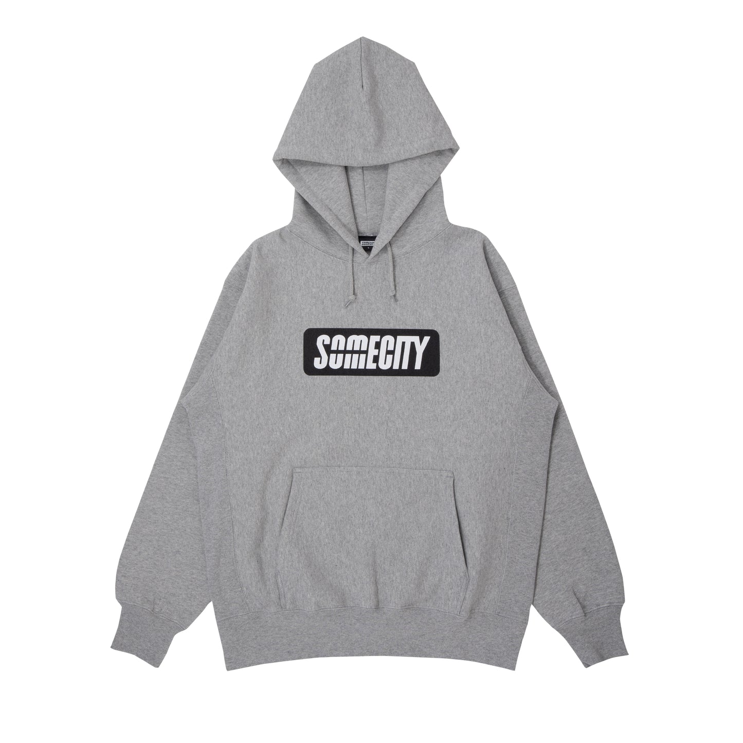 Logo Sweat Hoodie -PICK UP PLAYGROUND- (gray)
