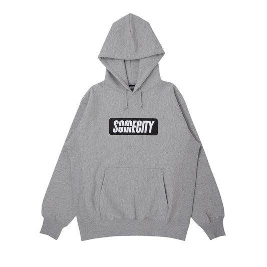 Logo Sweat Hoodie -PICK UP PLAYGROUND- (gray)