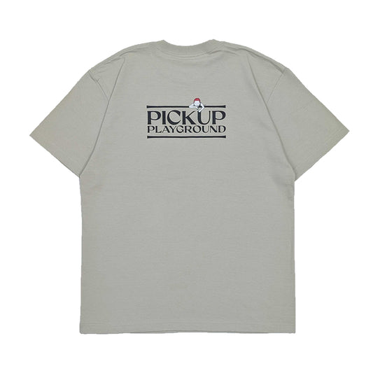 Logo Tee -PICK UP PLAYGROUND- (beige)