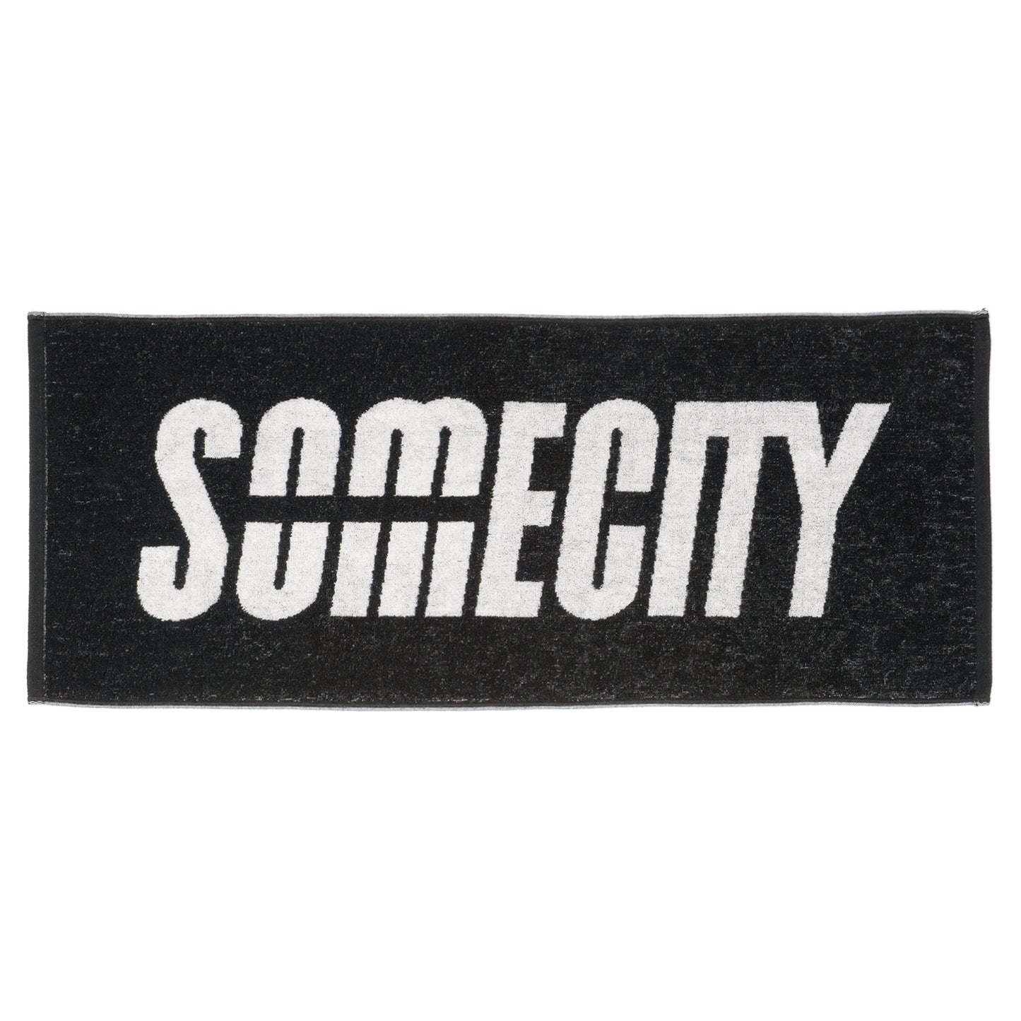 SOMECITY Logo Towel (black/white)