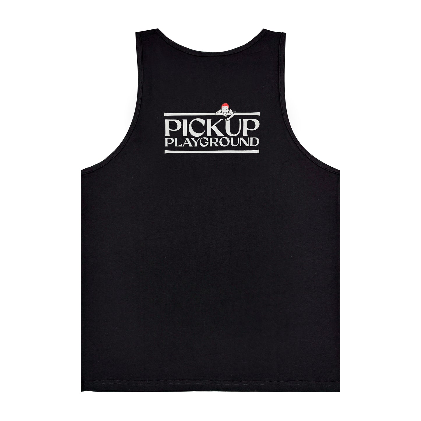 Logo Tank Top -PICK UP PLAYGROUND- (black)