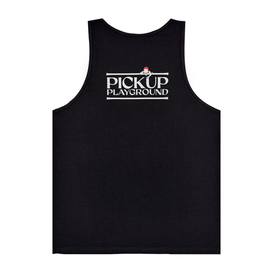 Logo Tank Top -PICK UP PLAYGROUND- (black)