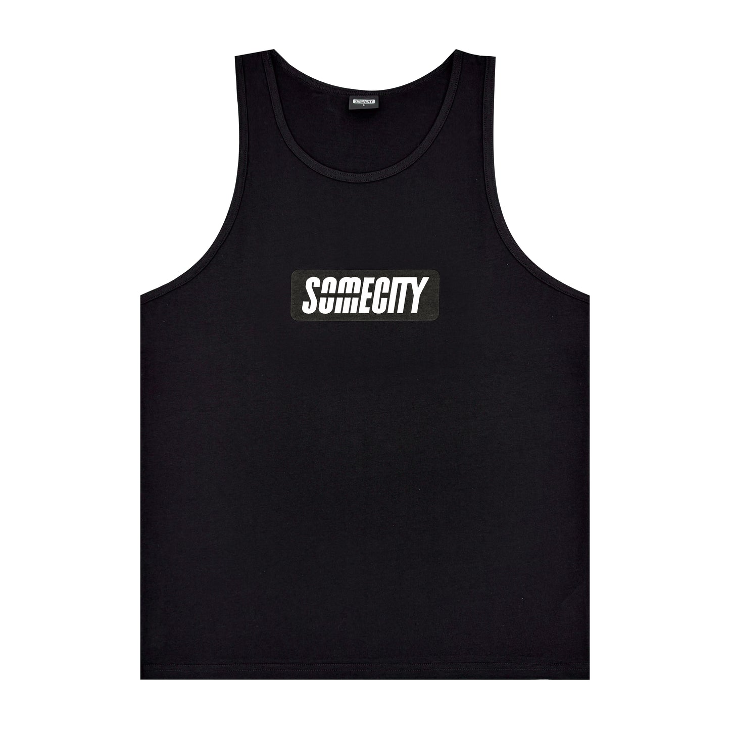 Logo Tank Top -PICK UP PLAYGROUND- (black)