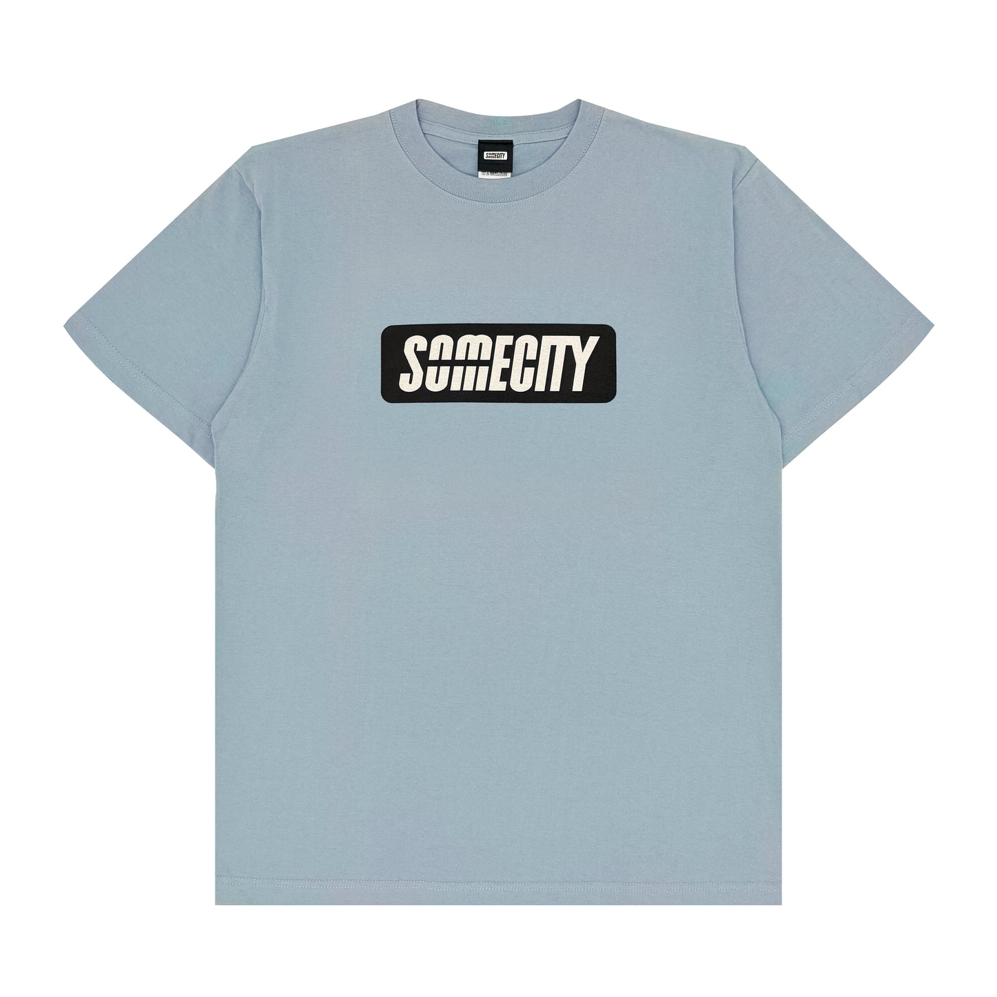 Logo Tee -PICK UP PLAYGROUND- (smoke blue)