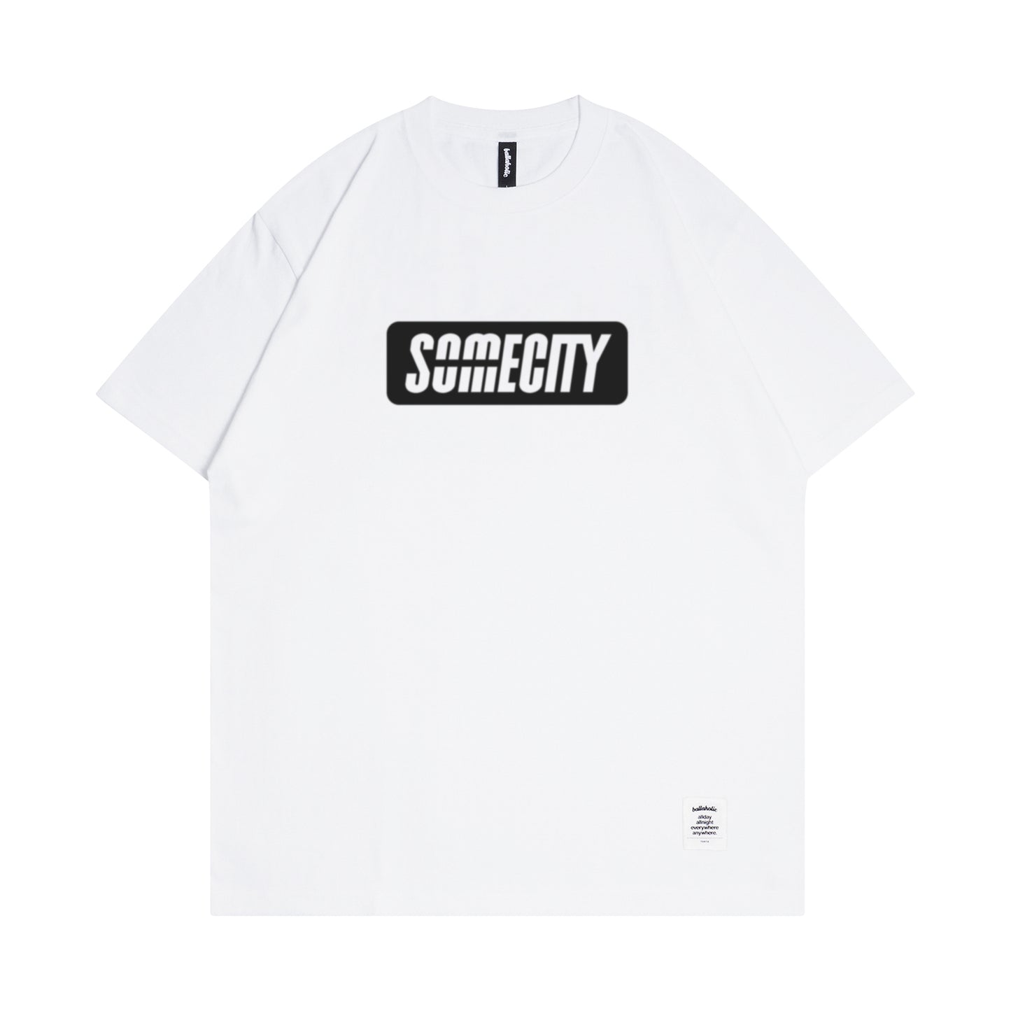 SOMECITY Logo Tee (white / black)