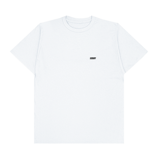 Micro Logo Tee (white)
