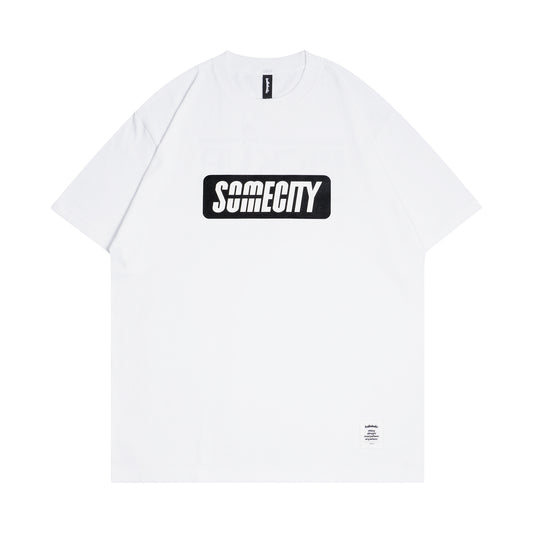 Logo Tee -PICK UP PLAYGROUND- (white)