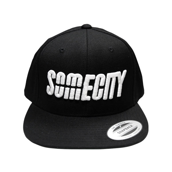 SOMECITY Logo Snapback (black)